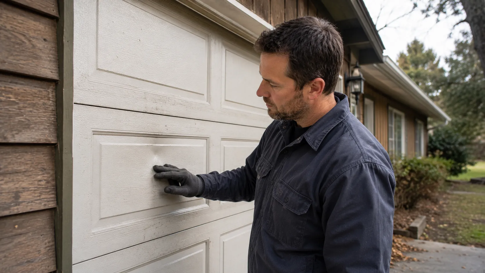 Garage door detail illustrating is your bradenton garage door worth repairing, or done