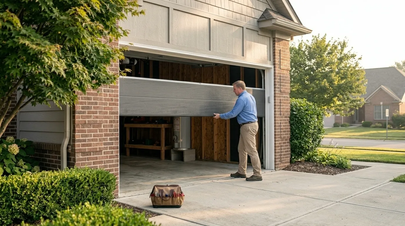 New Garage Door Installation for Palmetto Homes in Bradenton