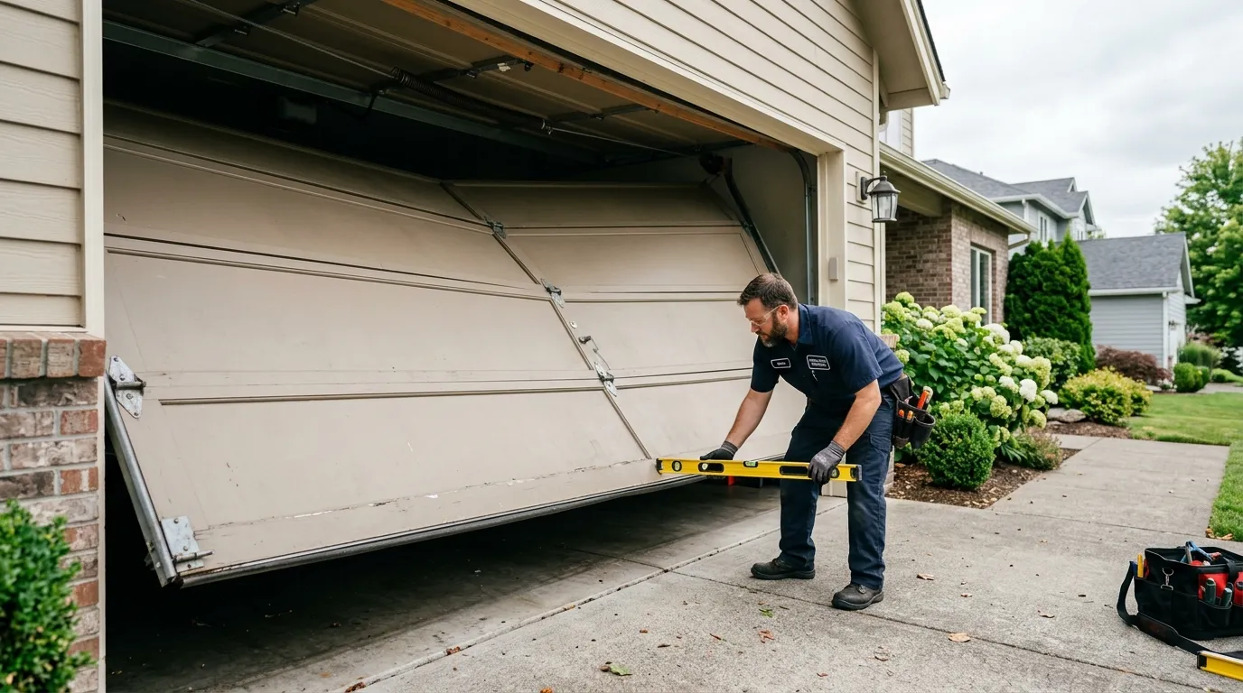 Off-Track Garage Door Repair for Ellenton Homes in Bradenton